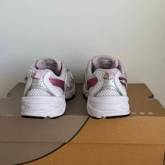 Kids Pink New Balance Sneakers for Sale up to 90% Off: Poshmark New Balance 530 Metallic Pink/White Kids Sneakers- SZ 2.5 Y